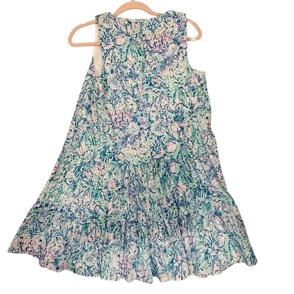 NWT Lilly Pulitzer Trina Dress Surf Blue Soleil It On Me Size Extra Small - Picture 6 of 9